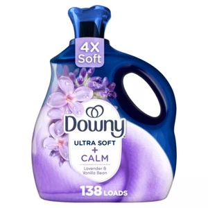 Downy Ultra Soft + Calm Lavender & Vanilla Beans Liquid Fabric Softener 93 fl oz - Picture 1 of 4
