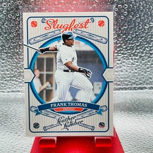 2019 Panini pelle e legname #SF-18 Frank Thomas Slugfest - Foto 1 di 2