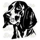 American Foxhound Dog Head Decal | Vanlife | Campervan Car | Waterproof Sticker