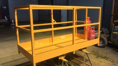 Forklift Safety Access Platform Man Cage Basket  2.4m - Side Gate - Image 1 of 4