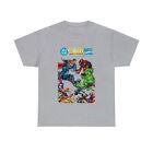 T-shirt DC Vs Marvel - George Perez Art - X-Men Teen Titans - Unisex Bawełniana koszulka