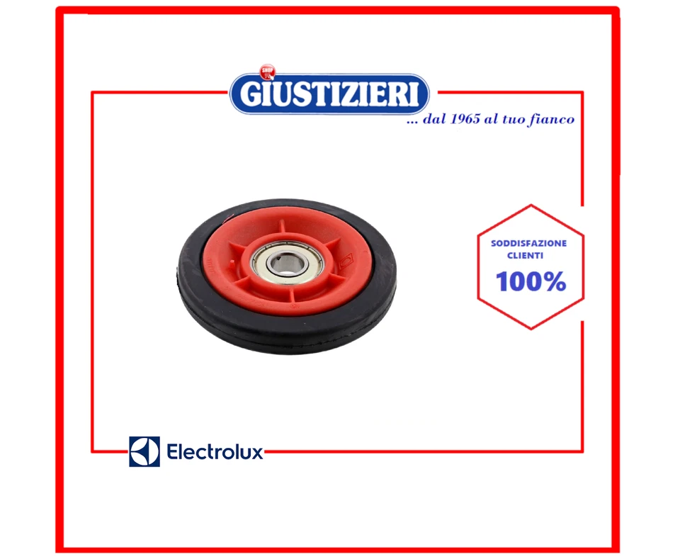 AEG-ELECTROLUX 8077877028 CARRUCOLA SUPPORTO ASSIEME CESTO ASCIUGATRICE ORIGINALE ELECTROLUX