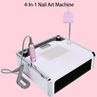 (White US Plug)108W 4-In-1 Nail Suction Dust Collector Nail Art Curing Lamp LVE