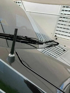 4" Short Black Aluminum Antenna Mast AM/FM for CHRYSLER TOWN&COUNTRY 2008-2016 - Picture 1 of 20