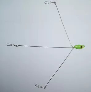Alabama Crappie Princess Rig, 3-4-5 Wire Models, (2) Weights, (11) Colors - Picture 1 of 47