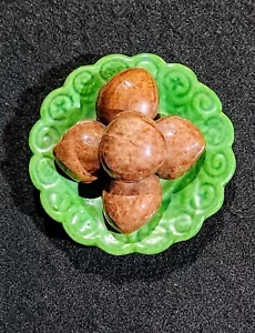 Caldas majolica walnuts on plate - Picture 1 of 5