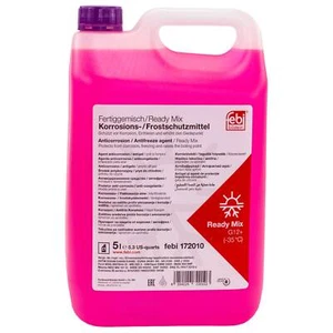 Kühlerfrostschutz Febi G12+ -35°C Fertiggemisch 5 Liter Violett für Volvo VW - Bild 1 von 6