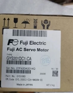 1PCS Brand New Fuji Servo Motor GYS201DC1-CA In Box Via DHL 2-5 Days Delivery - Picture 1 of 4