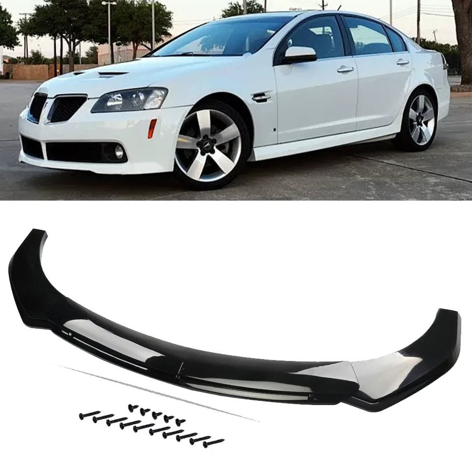 For Pontiac G8 GXP Glossy Black Front Bumper Lip Spoiler Splitter/ Foto 1 de 4