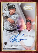 2018 Topps Gold Label Garrett Cooper Framed Auto Autograph Rookie RC #FA-GC