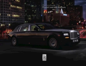 Rolls Royce Phantom Family Softback Sales Brochure - 2014 - Picture 1 of 7