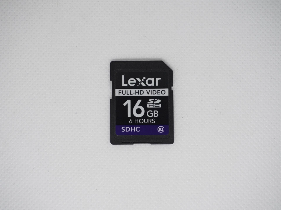 Lexar 16GB SD SDHC Memory Card Canon Nikon 3DS 2DS Panasonic Olympus Class 10 - Image 1 of 1