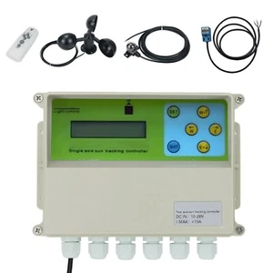 LCD Single Axis Electronic Solar Tracker Controller For Solar Panel Tracking - Picture 1 of 15