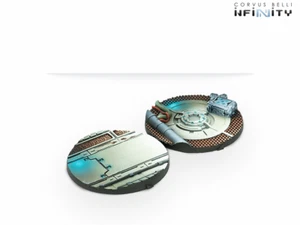 Infinity 55mm Scenery Bases Alpha Series (2) CorvusBelli 285073 180° Markierung - Bild 1 von 2