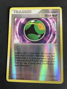 Pokemon Dusk Ball Reverse Holo 110/123 Mysterious Treasures LP - Picture 1 of 3