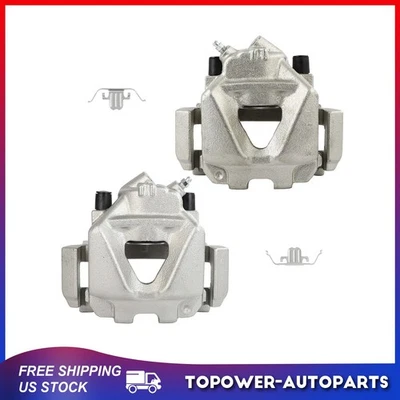 Par de pinzas de freno delanteras para BMW 323I 09-12 328I XDRIVE 2006-2011 con soporte Foto 1 de 4