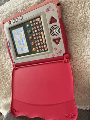 VTech V.Reader System 1156 + 2 Games Tested Works No Stylus Fuchsia/Purple - Image 1 of 4