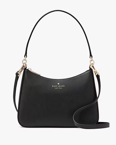 Borsa a tracolla Kate Spade New York Madison convertibile nera vendita al dettaglio $349