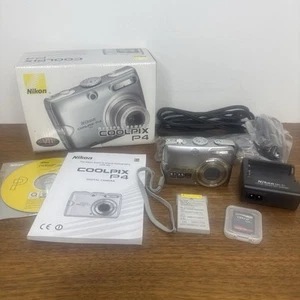 Nikon COOLPIX P4 8.1mp Digital Camera 36-126mm 3.5x Zoom Complete in Box READ - Picture 1 of 17