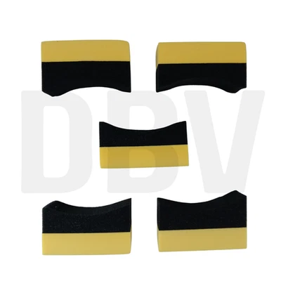 Tyre Wax Applicator Sponge | Easy Grip Car Tyre Shine Polish Detailing Tool - Image 1 of 4