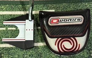 ODYSSEY O-WORKS #7 Putter 35 Inches Rt Hand + Headcover 2.0 Pistol GT Grip Mint! - Picture 1 of 12