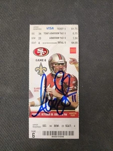 Alex Smith Signed Auto 10/28/07 San Francisco 49ers Ticket Stub Rare JSA AY28761 - Picture 1 of 4