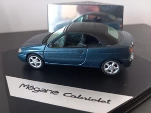 Renault Megane 1 Cabriolet Gris Bleu Foncé 1997 - Vitesse 1:43 - Imagen 1 de 9