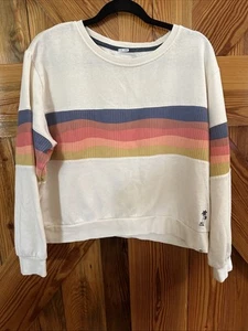 Women’s Rip Curl Beach Cropped Sweatshirt Top Sz XS - Picture 1 of 7