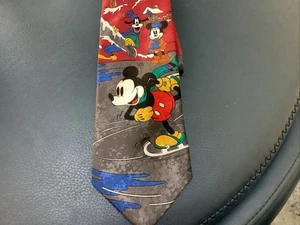 Mickey Unlimited Disney Herrenkrawatte Mickey Minnie Pluto Weihnachten Klassiker - EUC! - Bild 1 von 5