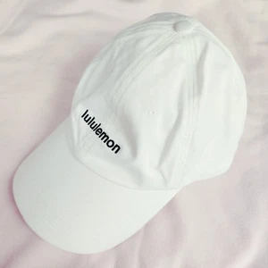 Lululemon Hat Classic Ball Cap Wordmark White Size S/M - Picture 1 of 7