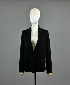 ISABEL MARANT Black One Button Lightweight Blazer Jacket Size IT 40 - Picture 1 of 11