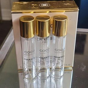 Lot Of 3~*EMPTY*Chanel Coco Mademoiselle Perfume Travel Twist  20 ml With BOX - Picture 1 of 2