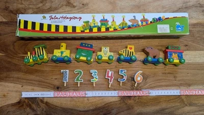 Janosch Geburtstagszug Holz - Bild 1 von 4