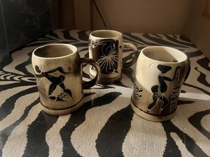 Tazas Art Deco X3  - Imagen 1 de 12