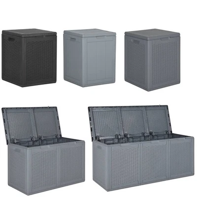Aufbewahrungsbox PP Kissenbox Gartenbox Auflagenbox Gartentruhe Garten Truhe - Bild 1 von 2