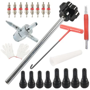 Reifen Ventilschaft Kern Ersatz Werkzeug Kit TR413 Ventil Kern Entferner Installateur USA - Bild 1 von 12