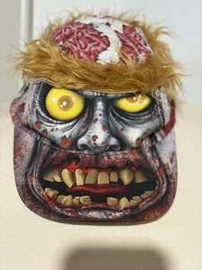 Monster Jam Zombie Mütze Cap Jugend Osfa mit Haaren selten - Bild 1 von 3