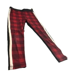 365 Girls Christmas Leggings Black n Red Plaid Size 7 NWT - Picture 1 of 5