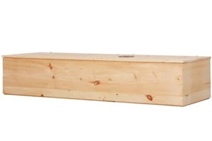Eco Pine Box Green Burial Casket - Picture 1 of 1