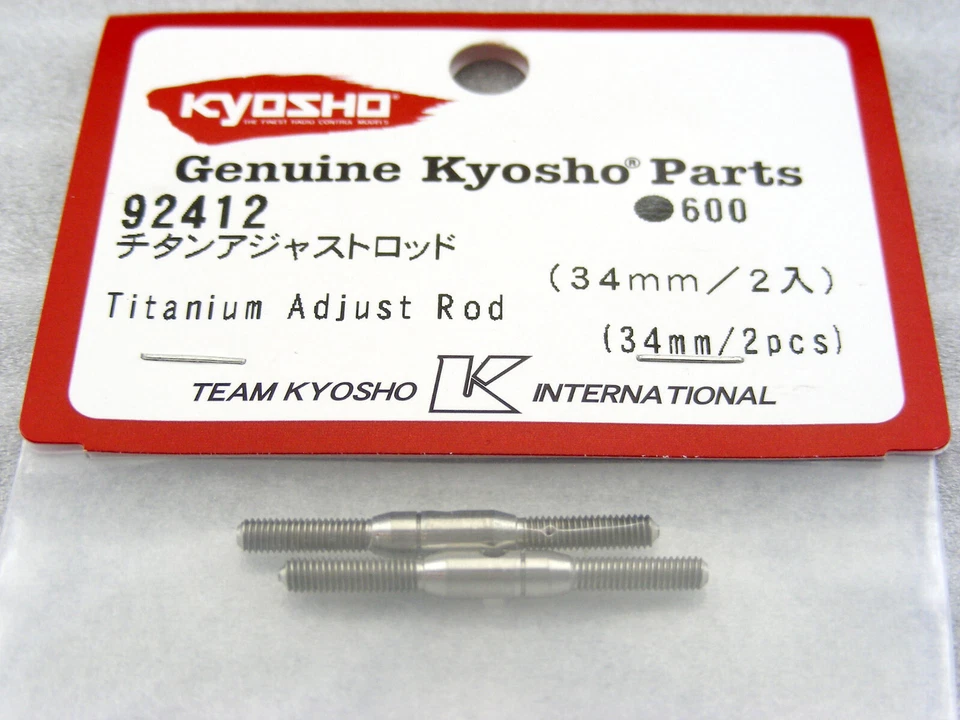 Genuine Kyosho 1/10 Touring Off Road Fazer VOneR Titanium 3x34mm Tie Rods NEW ! - Image 1 of 2