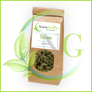 Salbei Tee Salbeiblätter 100g 1A Qualität 100% Naturbelassen ohne Gentechnik - Bild 1 von 2