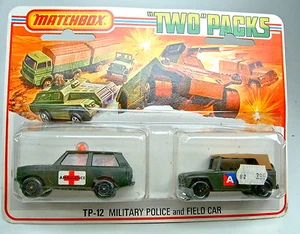 TP12 Military Ambulance & Field Car "A" negro oliva raro color oscuro excelente - Imagen 1 de 3