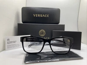 Versace Glasses 0VE3266 Eyeglass Frames GB1 145 55 Black VE3266 GB1 55 Demo lens - Picture 1 of 7