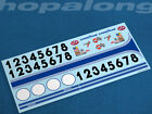 Scalextric/Slot Car Waterslide Decals (with white print). ws034w