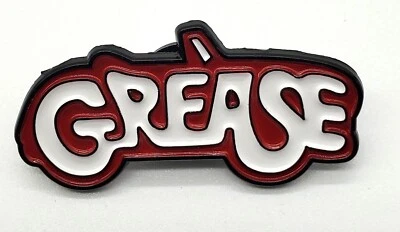 Grease Musical Movie Enamel Pin Lapel Purse Hat Pinback Logo Retro New - Image 1 of 2