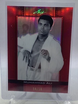 2010 Leaf Muhammad Ali Red Prismatic /10 #64 - Image 1 of 2