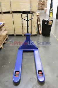 5 Year Warranty Pallet Jack Scale with Built-in PRINTER 5,000 x 1 lb Capacity - Picture 1 of 9