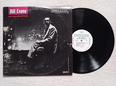 LP 33T BILL EVANS "New Jazz Conceptions" VG+ RIVERSIDE RLP-223 USA 1982 - - Photo 1/4