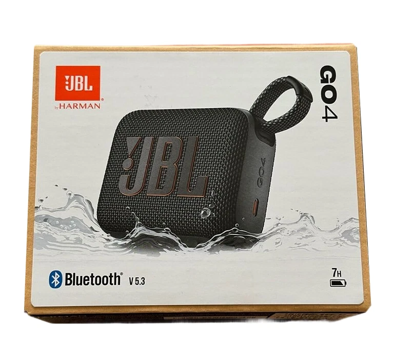 Altavoz Inalámbrico JBL Go 4 Caja Bluetooth Impermeable BLACK NEGRO