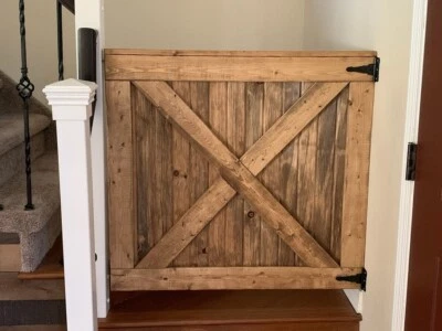 Custom Farmhouse Style Barn Door Pet/dog Gates - Image 1 of 4